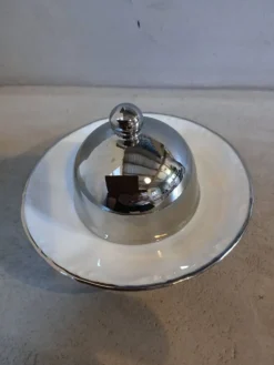 Beurrier individuel en porcelaine