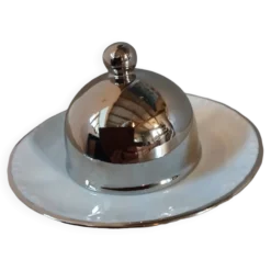 Beurrier individuel en porcelaine