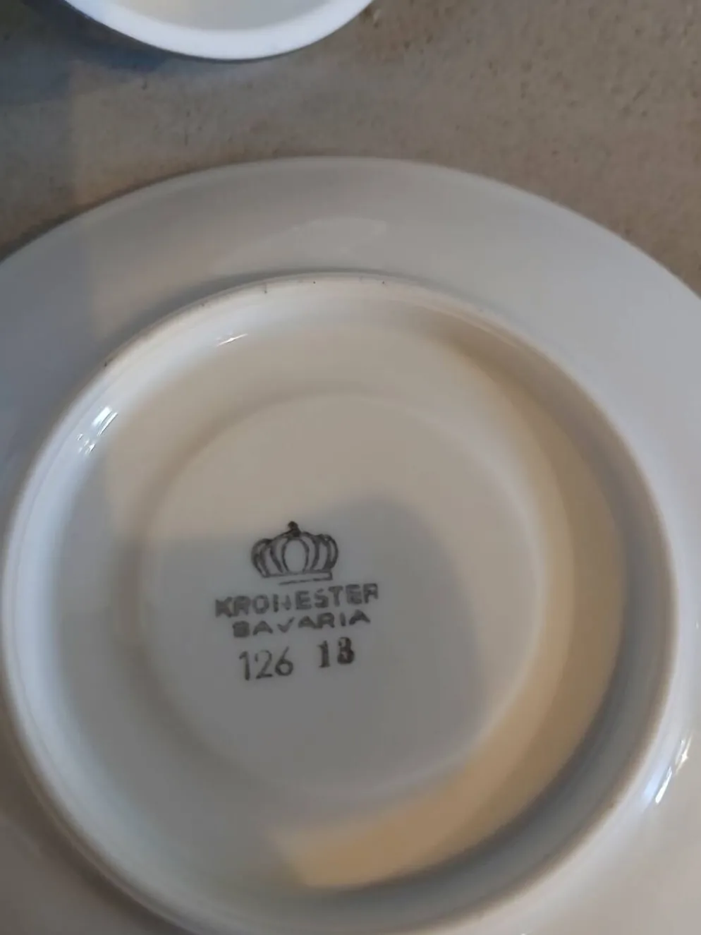 Beurrier individuel en porcelaine