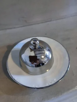 Beurrier individuel en porcelaine
