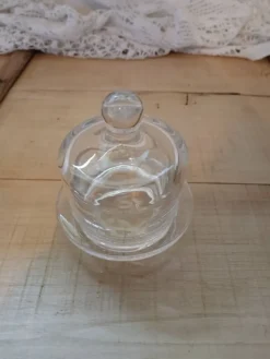 Beurrier individuel en verre