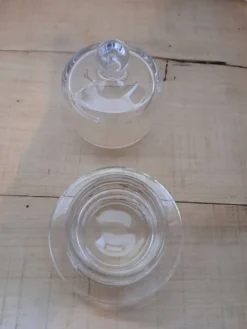 Beurrier individuel en verre