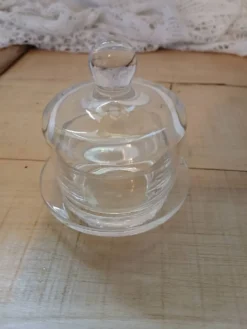 Beurrier individuel en verre