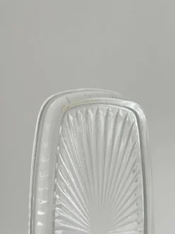 Beurrier inox brillant avec couvercle