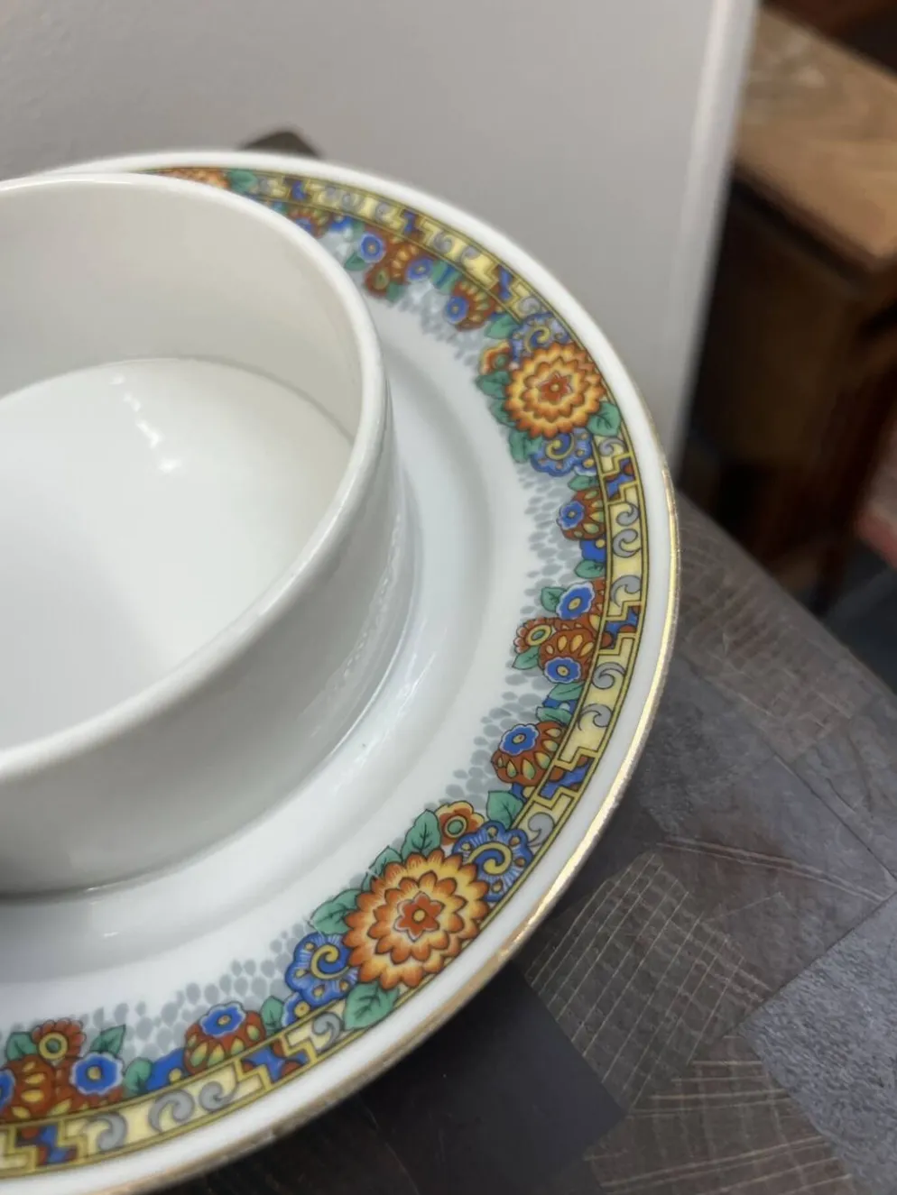 Beurrier / légumier porcelaine de Limoges 1960