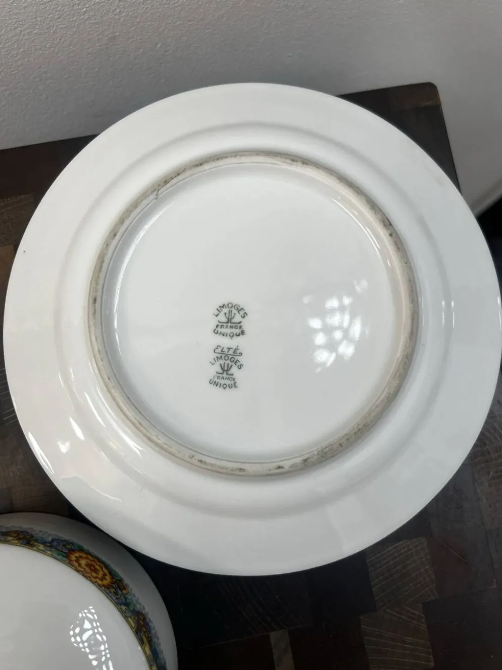 Beurrier / légumier porcelaine de Limoges 1960