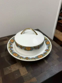 Beurrier / légumier porcelaine de Limoges 1960