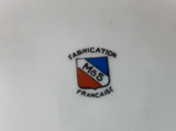 Beurrier M&S. Porcelaine française