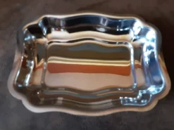 Beurrier métal vintage
