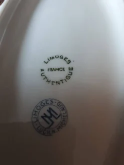 Beurrier porcelaine Limoges Authentique Julien Michelaud