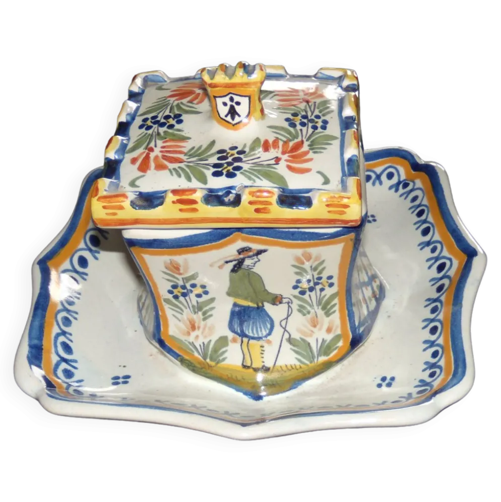 Beurrier Quimper Henriot décor breton 127 1948