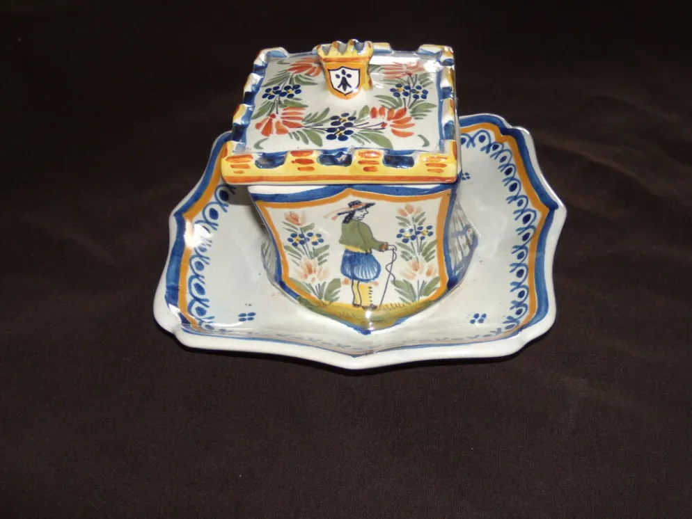 Beurrier Quimper Henriot décor breton 127 1948