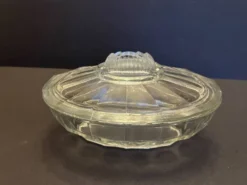 Beurrier vintage en verre