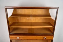 Bibliothèque Art Déco, Vitrine, Meubles Tchèques, 1960, Tchécoslovaquie