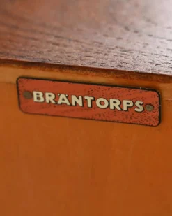 Bibliothèque avec bureau caché par Bräntorps, années 1960