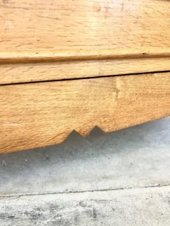 Bibliothèque commode chêne massif années 50