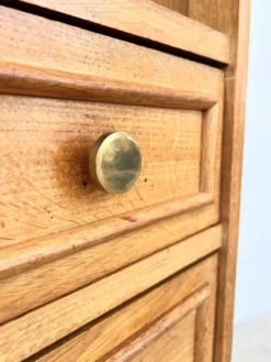 Bibliothèque commode chêne massif années 50
