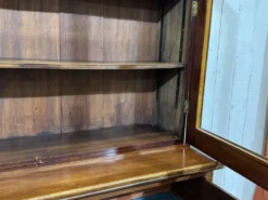 Bibliothèque 2 corps Victorienne du 19ème en acajou