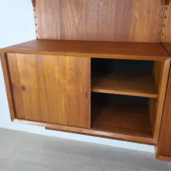Bibliothèque danoise design Poul Cadovius teck scandinave vintage anné
