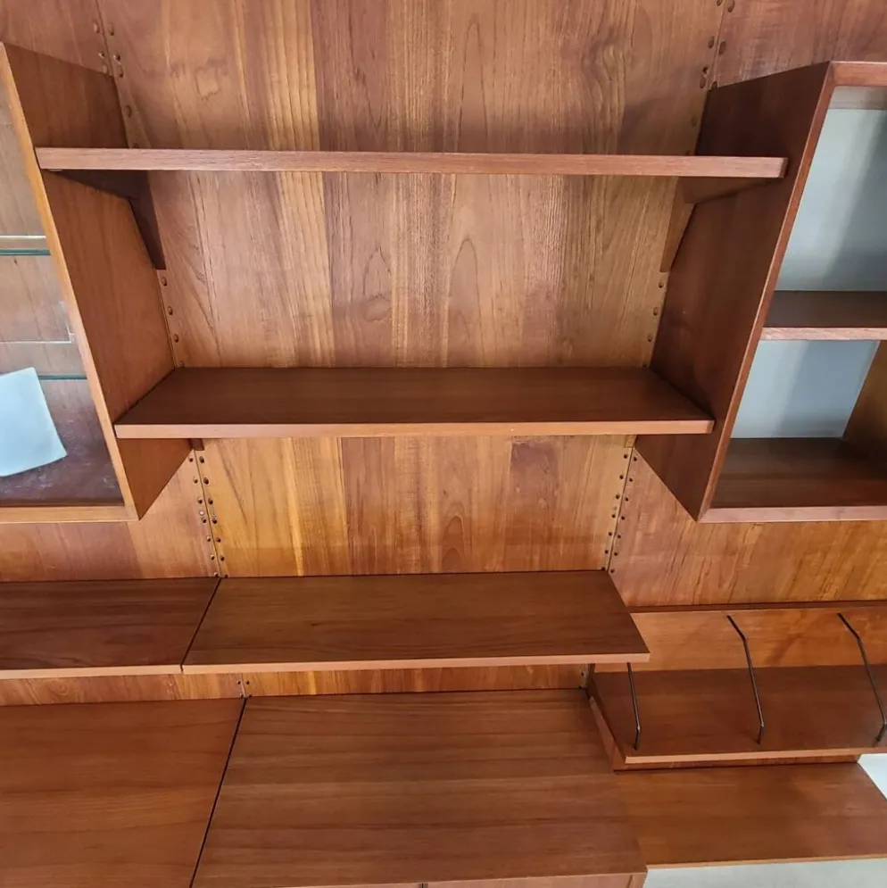Bibliothèque danoise design Poul Cadovius teck scandinave vintage anné