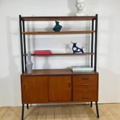 Bibliothèque danoise en teck, 1960