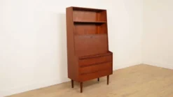 Bibliothèque danoise vintage | Secrétaire | Teck | Années 1960