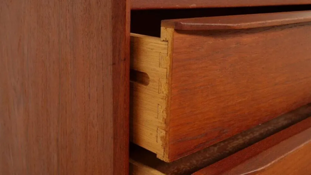 Bibliothèque danoise vintage | Secrétaire | Teck | Années 1960