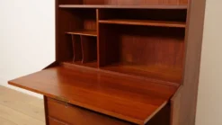 Bibliothèque danoise vintage | Secrétaire | Teck | Années 1960