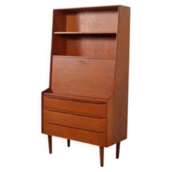 Bibliothèque danoise vintage | Secrétaire | Teck | Années 1960