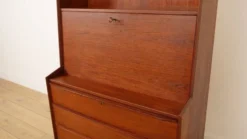 Bibliothèque danoise vintage | Secrétaire | Teck | Années 1960
