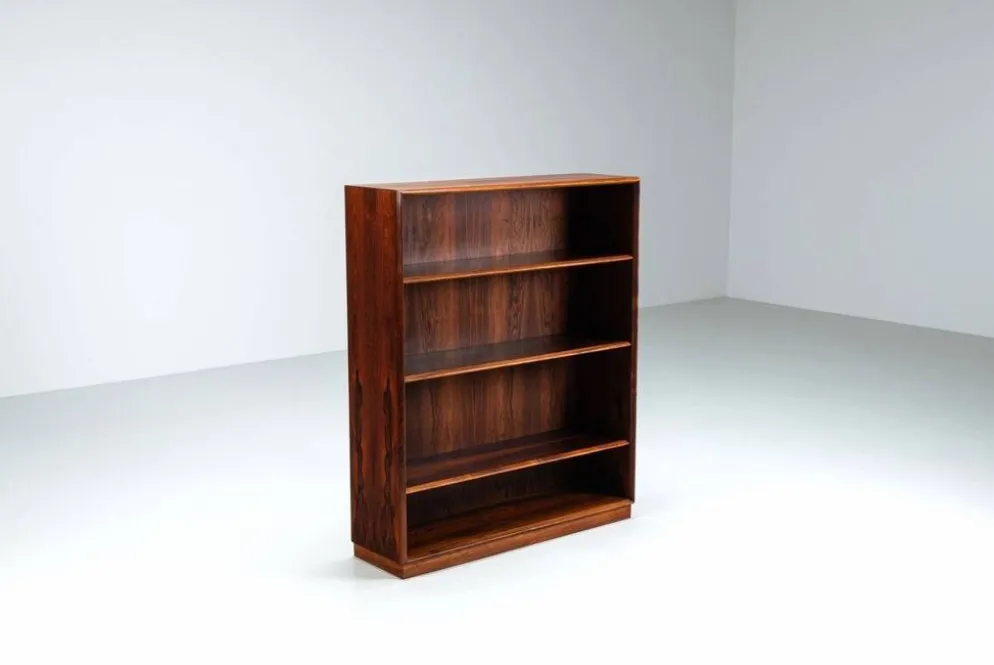 Bibliothèque Ejvind Johansson en palissandre Ivan Gern Danemark 1960