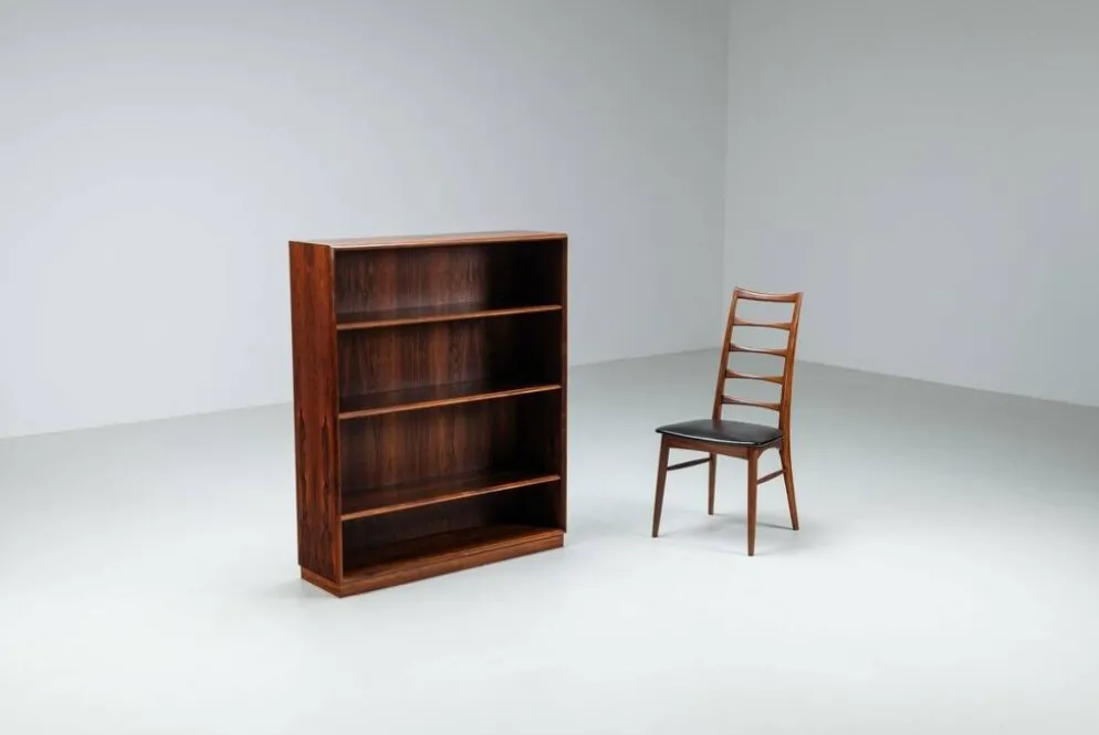 Bibliothèque Ejvind Johansson en palissandre Ivan Gern Danemark 1960