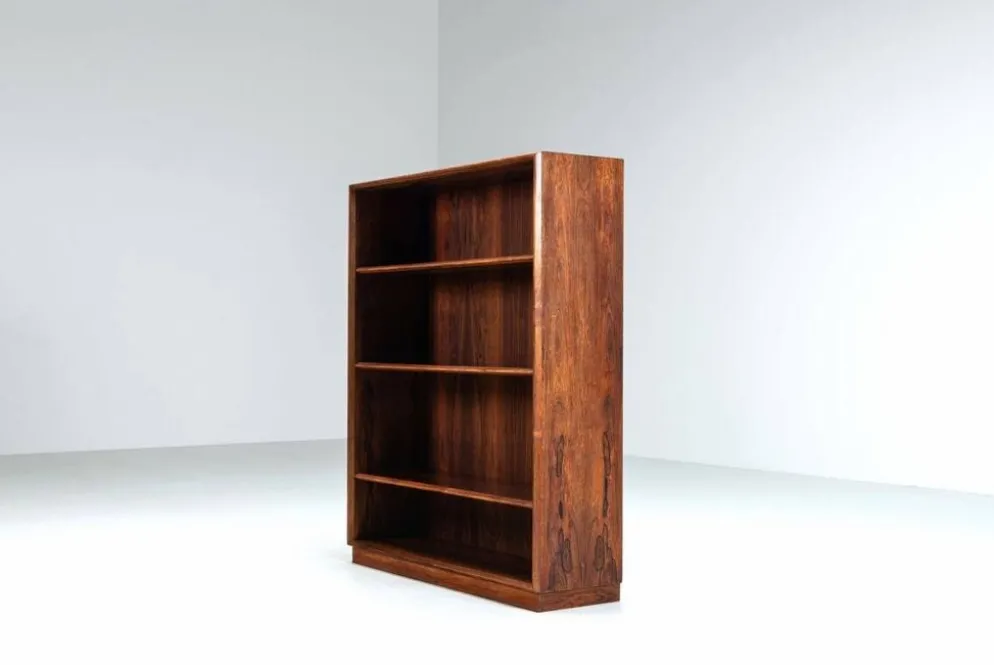 Bibliothèque Ejvind Johansson en palissandre Ivan Gern Danemark 1960