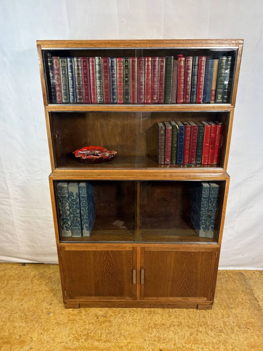 Bibliothèque empilable Vintage Minty d'Oxford | Années 1950-1960 | Chêne | B