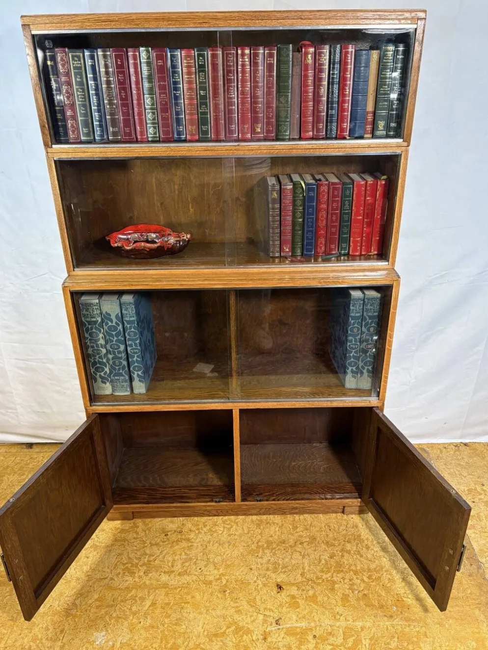 Bibliothèque empilable Vintage Minty d'Oxford | Années 1950-1960 | Chêne | B