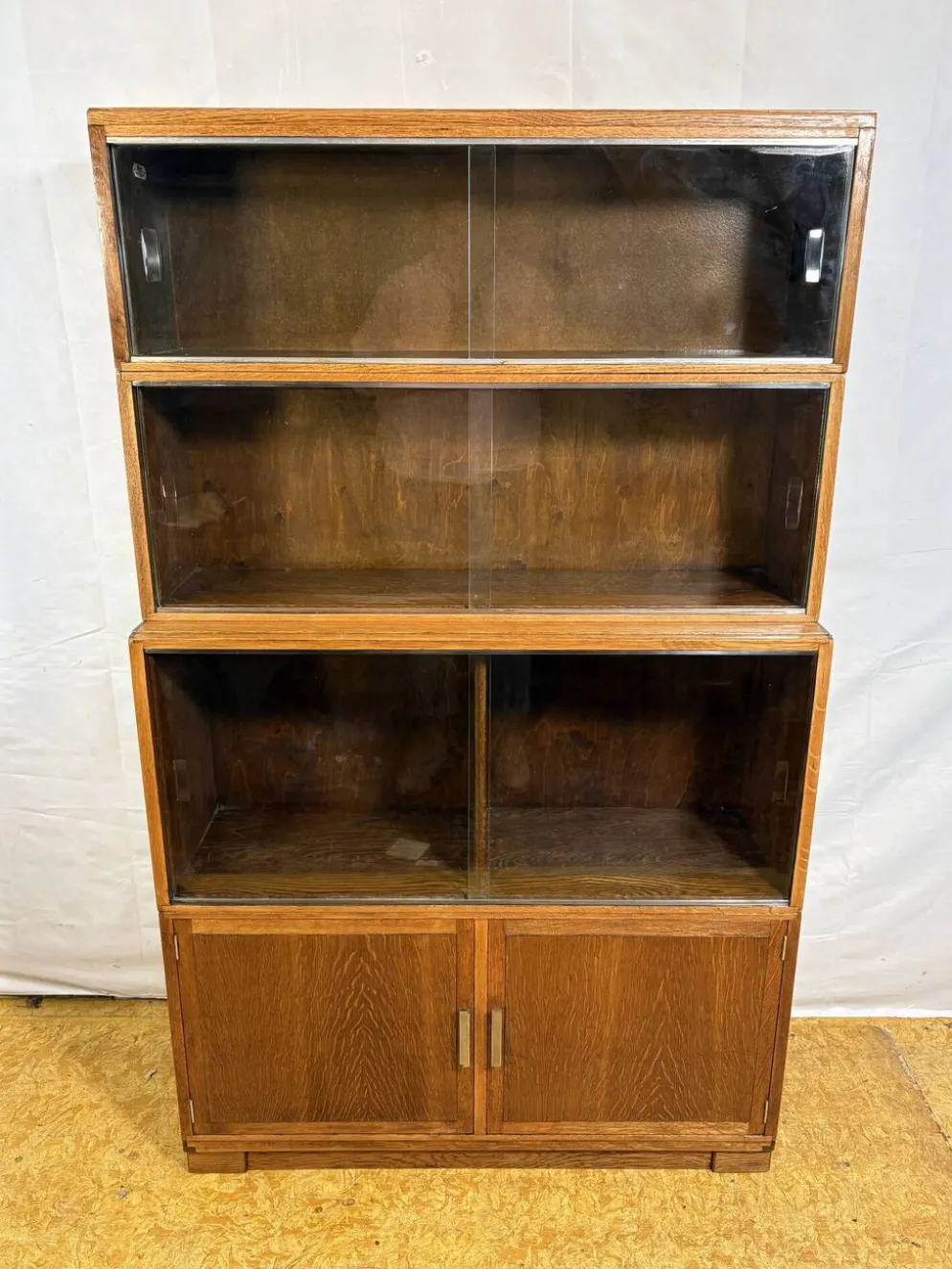 Bibliothèque empilable Vintage Minty d'Oxford | Années 1950-1960 | Chêne | B