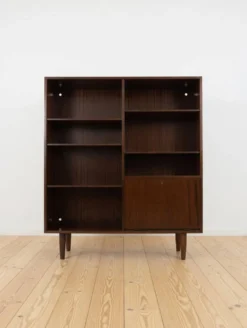 Bibliothèque en acajou modèle 4 par Omann Jun Mobelfabrik, Danemark, années 1970.