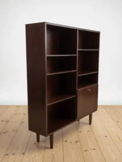 Bibliothèque en acajou modèle 4 par Omann Jun Mobelfabrik, Danemark, années 1970.