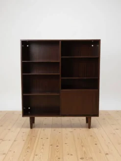 Bibliothèque en acajou modèle 4 par Omann Jun Mobelfabrik, Danemark, années 1970.