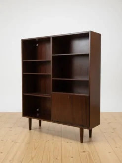 Bibliothèque en acajou modèle 4 par Omann Jun Mobelfabrik, Danemark, années 1970.