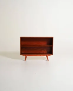 Bibliothèque en acajou scandinave, années 1960