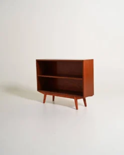 Bibliothèque en acajou scandinave, années 1960