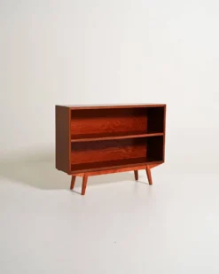 Bibliothèque en acajou scandinave, années 1960