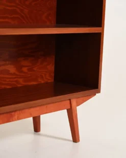 Bibliothèque en acajou scandinave, années 1960