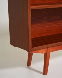 Bibliothèque en acajou scandinave, années 1960