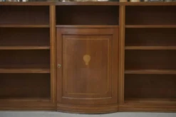 Bibliothèque en acajou travail anglais vers 1900