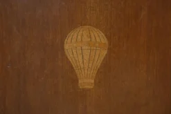 Bibliothèque en acajou travail anglais vers 1900