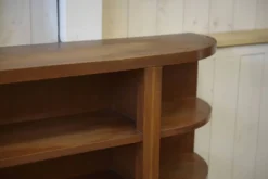 Bibliothèque en acajou travail anglais vers 1900