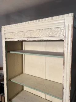 Bibliothèque en bois vintage