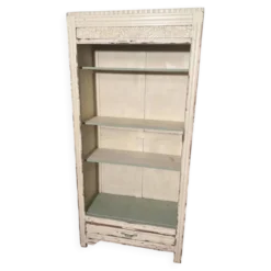 Bibliothèque en bois vintage